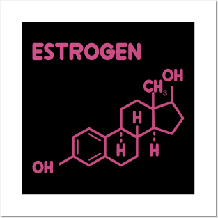 estrogen (chemical composition) Posters and Art